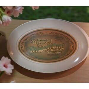 Vintage Melamine Brookpark Advertising Platter, Decorative